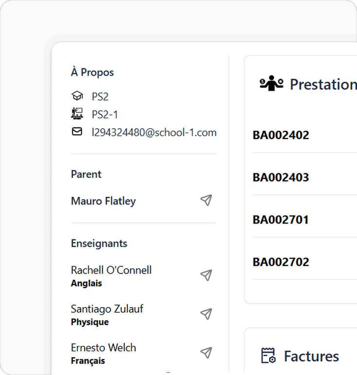 Weskol: Student info